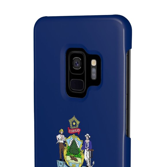 Maine State Flag Phone Case - Picture 6 of 10
